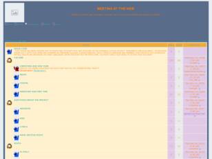 Free forum : MEETING AT THE WEB
