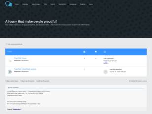 A fourm that make people proudfull